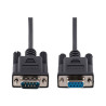 StarTech Câble Série RS232 Null Modem 3m, Cordon Série DB9 M/F Croisé - câble de modem nul - DB-9 pour DB-9 - 3 m