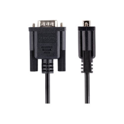 StarTech Câble Série RS232 Null Modem 3m, Cordon Série DB9 M/F Croisé - câble de modem nul - DB-9 pour DB-9 - 3 m