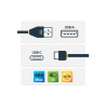 StarTech Câble USB A vers USB C de 15cm, Cordon Chargeur Rapide USB-C - Câble USB de type-C - USB pour USB-C - 15 cm