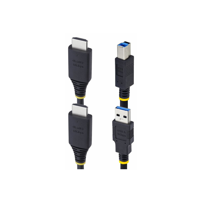 StarTech.com 10ft (3m) HDMI and USB 5Gbps KVM Cable - câble clavier / vidéo / souris (KVM) - 3 m