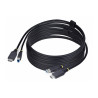 StarTech.com 10ft (3m) HDMI and USB 5Gbps KVM Cable - câble clavier / vidéo / souris (KVM) - 3 m