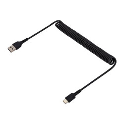 StarTech Câble USB vers USB-C de 1m - Cordon USB USB-C Enroulé à Usage Intensif - Câble USB-A vers USB-C en Fibre Aramide Rob...
