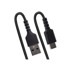 StarTech Câble USB vers USB-C de 1m - Cordon USB USB-C Enroulé à Usage Intensif - Câble USB-A vers USB-C en Fibre Aramide Rob...