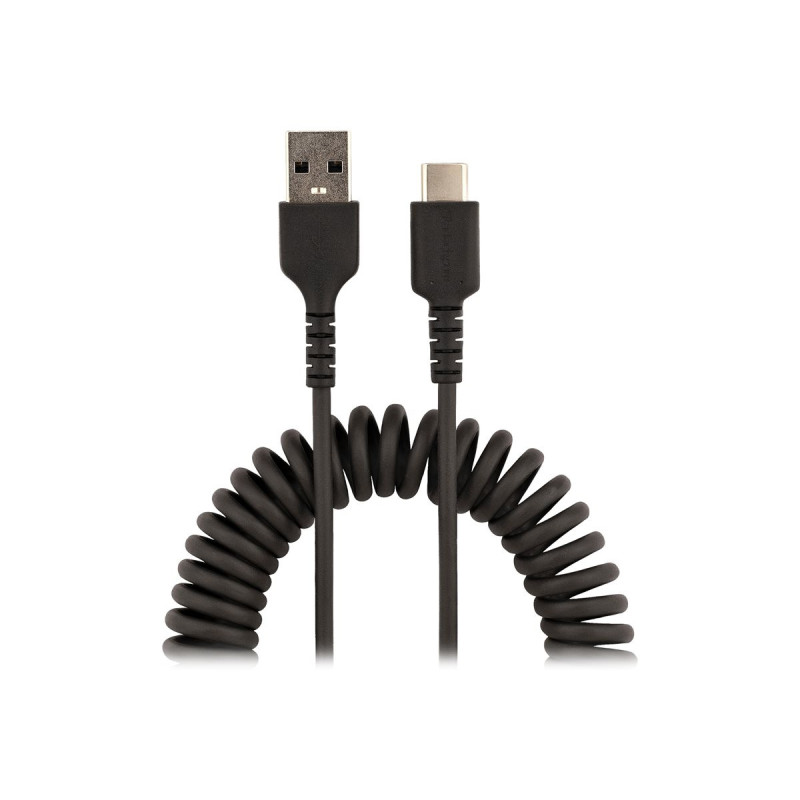StarTech Câble USB vers USB-C de 50cm - Cordon USB USB-C Enroulé à Usage Intensif - Câble USB-A vers USB-C en Fibre Aramide R...