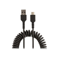 StarTech Câble USB vers USB-C de 50cm - Cordon USB USB-C Enroulé à Usage Intensif - Câble USB-A vers USB-C en Fibre Aramide R...