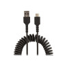 StarTech Câble USB vers USB-C de 50cm - Cordon USB USB-C Enroulé à Usage Intensif - Câble USB-A vers USB-C en Fibre Aramide R...
