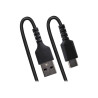 StarTech Câble USB vers USB-C de 50cm - Cordon USB USB-C Enroulé à Usage Intensif - Câble USB-A vers USB-C en Fibre Aramide R...