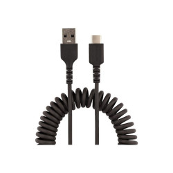 StarTech Câble USB vers USB-C de 50cm - Cordon USB USB-C Enroulé à Usage Intensif - Câble USB-A vers USB-C en Fibre Aramide R...