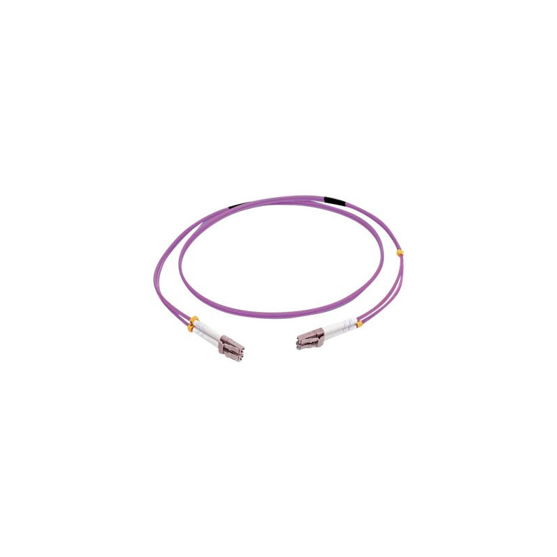 C2G 2m LC/LC OM4 LSZH Fibre Patch - Purple - cordon de raccordement - 2 m - 2 m - violet