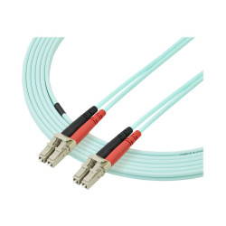 StarTech.com Câble Fibre Optique Multimode de 3m LC/UPC vers LC/UPC OM3 - cordon de raccordement - 3 m - 3 m - turquoise