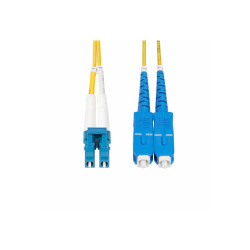 StarTech.com Câble Fibre Optique de 7m Monomode LC vers SC(UPC) OS2, LSZH - cordon de raccordement - 7 m - 7 m - jaune