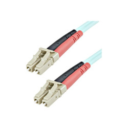 StarTech.com Câble Fibre Optique Multimode de 1m LC/UPC vers LC/UPC OM3 - cordon de raccordement - 1 m - 1 m - turquoise
