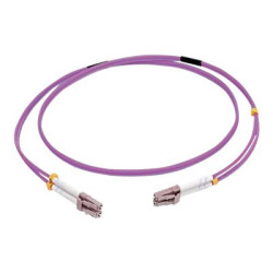 C2G 5m LC/LC OM4 LSZH Fibre Patch - Purple - cordon de raccordement - 5 m - 5 m - violet