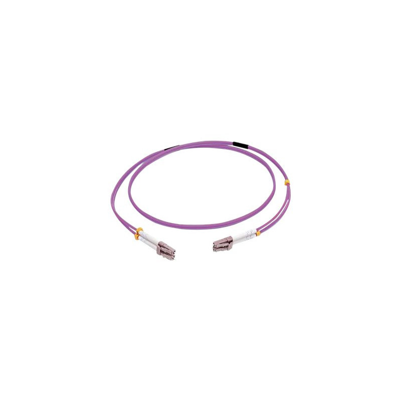 C2G 5m LC/LC OM4 LSZH Fibre Patch - Purple - cordon de raccordement - 5 m - 5 m - violet