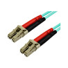 StarTech.com Câble Fibre Optique Multimode 10m LC/UPC à LC/UPC OM4 50/125 - cordon de raccordement - 10 m - 10 m - turquoise