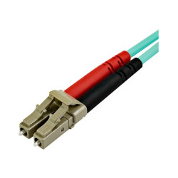 StarTech.com Câble Fibre Optique Multimode 10m LC/UPC à LC/UPC OM4 50/125 - cordon de raccordement - 10 m - 10 m - turquoise