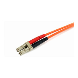 StarTech.com Câble patch à fibre optique duplex 62,5/125 multimode 1 m LC - ST - cordon de raccordement - 1 m - 1 m - orange