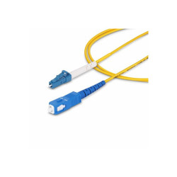 StarTech.com 5m (16.4ft) LC to SC (UPC) OS2 Single Mode Fiber Cable - cordon de raccordement - 5 m - 5 m - jaune