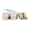 C2G LC-SC 10Gb 50/125 OM3 Duplex Multimode PVC Fiber Optic Cable (LSZH) - câble réseau - 2 m - 2 m - turquoise