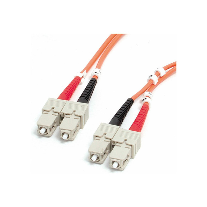 StarTech.com Câble Fibre Optique de 2m, Multimode 62.5/125 - LSZH - SC/SC - câble réseau - 2 m - 2 m