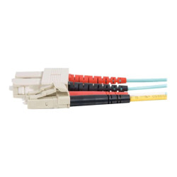 C2G LC-SC 10Gb 50/125 OM3 Duplex Multimode PVC Fiber Optic Cable (LSZH) - câble réseau - 15 m - 15 m - turquoise