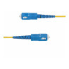 StarTech.com Câble Fibre Optique de 15m Monomode LC à SC (UPC) OS2, LSZH - cordon de raccordement - 15 m - 15 m - jaune