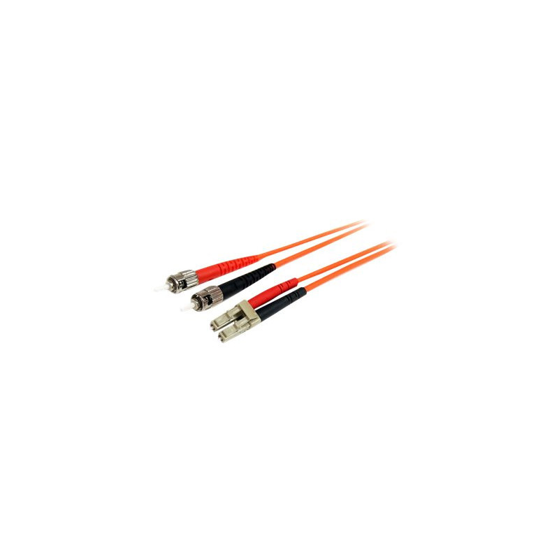 StarTech.com Câble patch à fibre optique duplex 62,5/125 multimode 2 m LC - ST - câble réseau - 2 m - 2 m