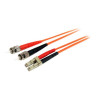 StarTech.com Câble patch à fibre optique duplex 62,5/125 multimode 2 m LC - ST - câble réseau - 2 m - 2 m