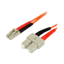 StarTech.com Câble patch à fibre optique duplex 62,5/125 multimode 3 m LC - SC - câble réseau - 3 m - 3 m