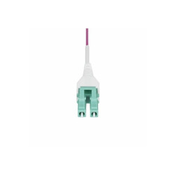 StarTech.com 2m (6.6ft) LC/LC (UPC) OM4 Multimode Fiber Optic Cable, OFNR - cordon de raccordement - 2 m - 2 m - violet