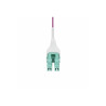 StarTech.com 2m (6.6ft) LC/LC (UPC) OM4 Multimode Fiber Optic Cable, OFNR - cordon de raccordement - 2 m - 2 m - violet