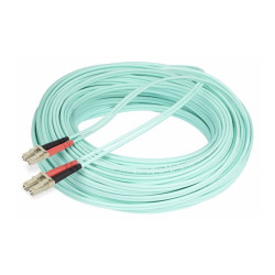 StarTech.com Câble à Fibre Optique Multimode LC/UPC vers LC/UPC OM4, 20m - cordon de raccordement - 20 m - 20 m - turquoise