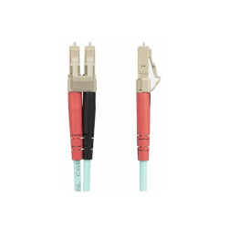 StarTech.com Câble à Fibre Optique Multimode LC/UPC vers LC/UPC OM4, 20m - cordon de raccordement - 20 m - 20 m - turquoise