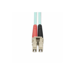 StarTech.com Câble à Fibre Optique Multimode LC/UPC vers LC/UPC OM4, 20m - cordon de raccordement - 20 m - 20 m - turquoise