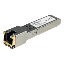Startech Module de transcepteur SFP Gigabit RJ45 en cuivre compatible Cisco SFP-GE-T - Mini-GBIC avec DDM - module transmette...