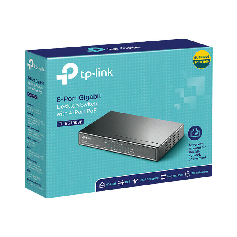 TP-LINK 8-Port Gigabit PoE Switch
