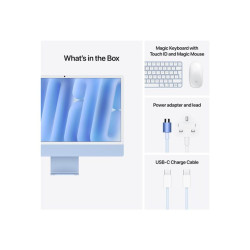 Apple iMac with 4.5K Retina display - tout-en-un M4 - 16 Go - SSD 256 Go - LED 24" - Français