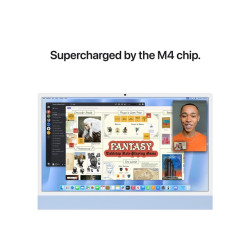 Apple iMac with 4.5K Retina display - tout-en-un M4 - 16 Go - SSD 256 Go - LED 24" - Français