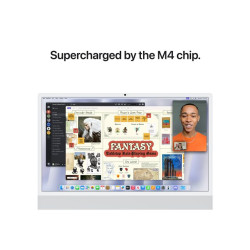 Apple iMac with 4.5K Retina display - tout-en-un M4 - 16 Go - SSD 256 Go - LED 24" - Français