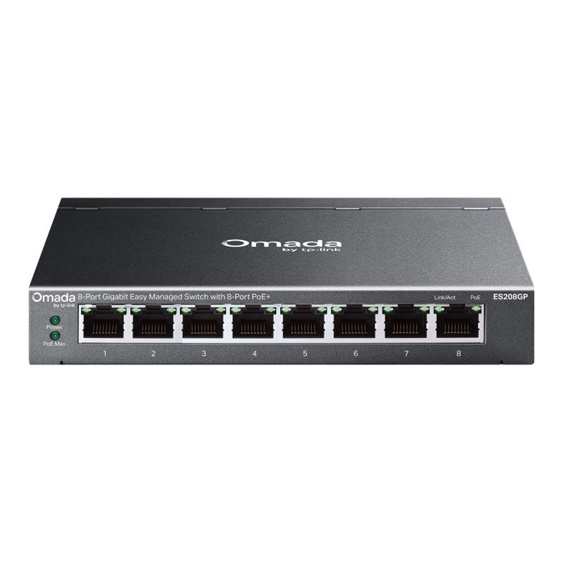 TP-Link Omada ES208GP V1 - commutateur - 8 ports - Géré