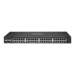 HPE Aruba 6100 48G 4SFP+ Switch - commutateur - 52 ports - Géré - Montable sur rack