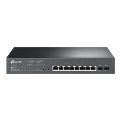TP-Link JetStream TL-SG2210MP V4 - commutateur - 8 ports - intelligent - Montable sur rack