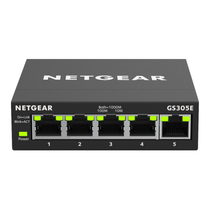 NETGEAR Plus GS305E - commutateur - 5 ports - intelligent