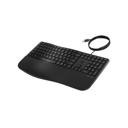 HP 480 Comfort - clavier - Agencement à 3 zones, multi-appareils, 23 touches programmables full size - AZERTY - Français - no...
