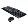 Ensemble sans fil Logitech MK330 - ensemble clavier et souris - Français - noir Périphérique d'entrée