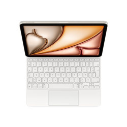 Apple Magic Keyboard - clavier et étui - avec trackpad - AZERTY - Français - blanc Périphérique d'entrée