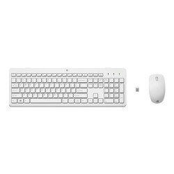 HP 230 clavier et souris - sans fil - blanc