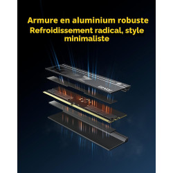 Lexar THOR Z DDR5 32 Go (2x16 Go) 6000 MHz CL36 - Mémoire RAM Gaming - Silotech Informatique