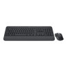 Logitech Signature MK650 Combo for Business - ensemble clavier et souris - QWERTY - Tchèque/Slovaque - graphite Périphérique...