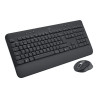 Logitech Signature MK650 Combo for Business - ensemble clavier et souris - QWERTY - Tchèque/Slovaque - graphite Périphérique...